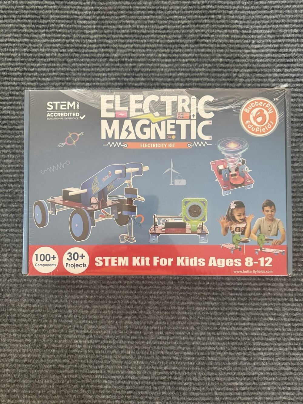 Electric Magnetic Stem Kit Kids Educational NEW
